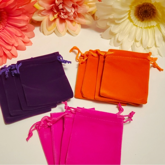 Velour Velvet Bags/Pouches 20 PCS - Picture 3 of 9